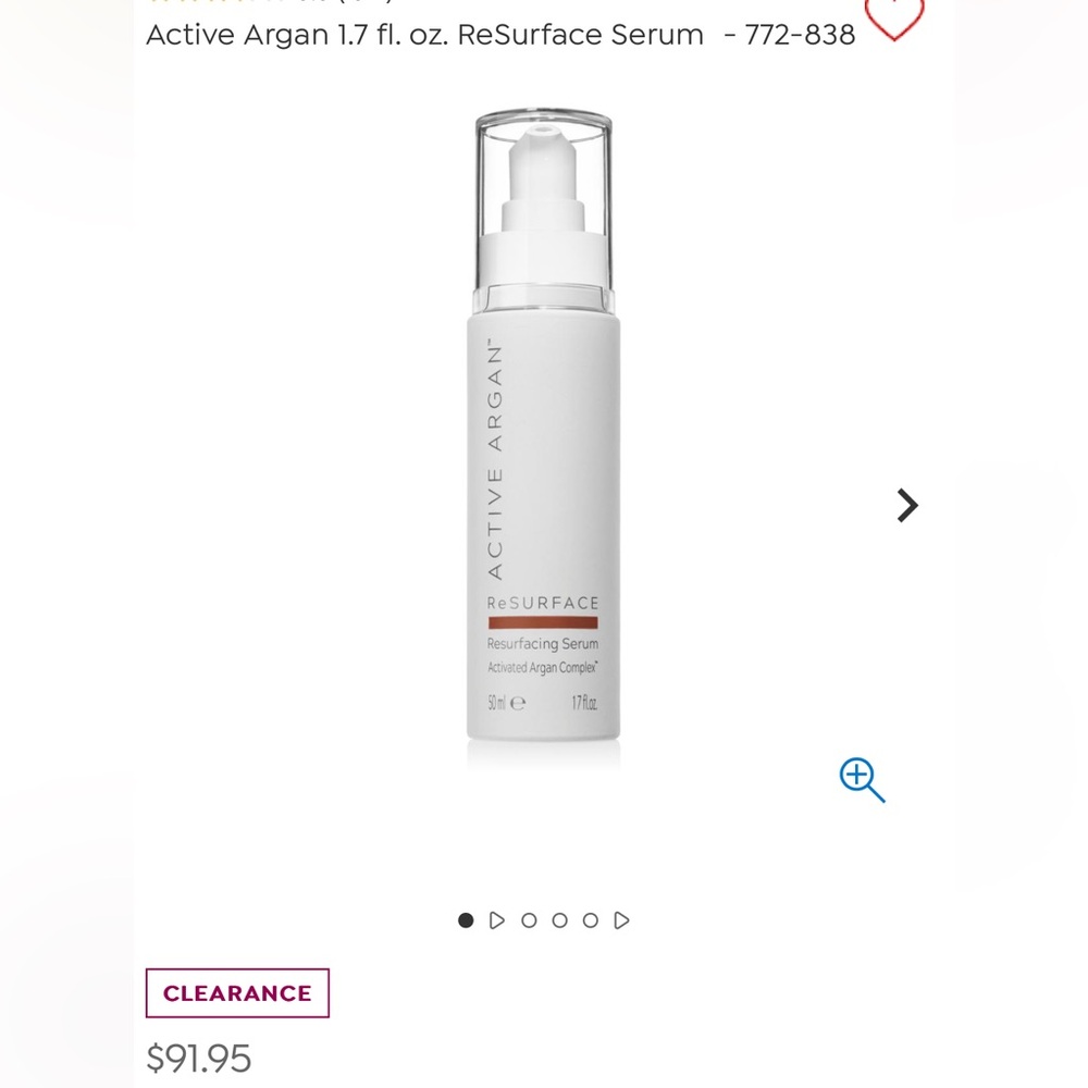 Active Argan ReSURFACE serum 1.7oz NIB